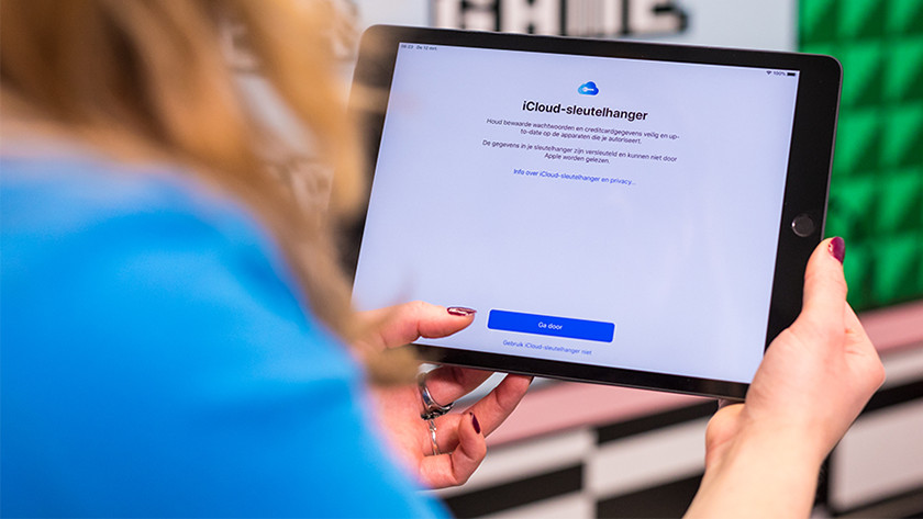 iCloud sleutelhanger instellen