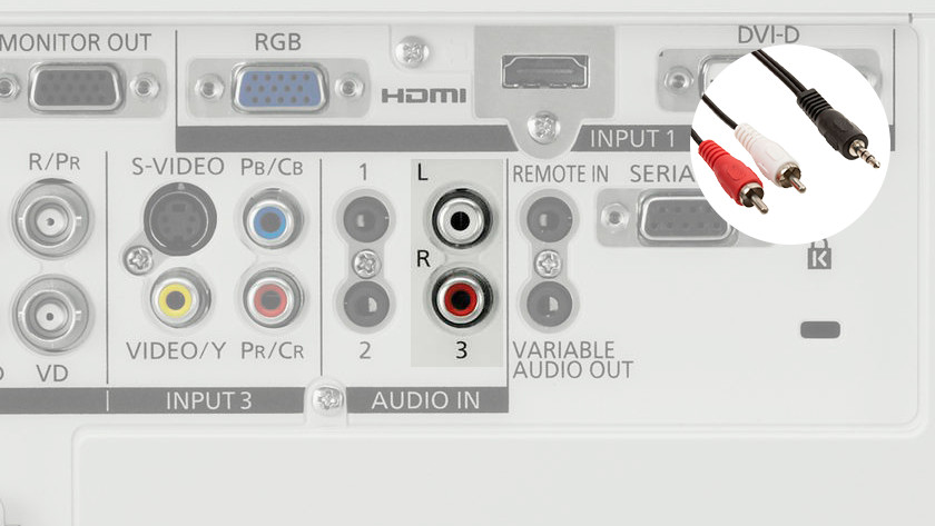Beamer RCA input