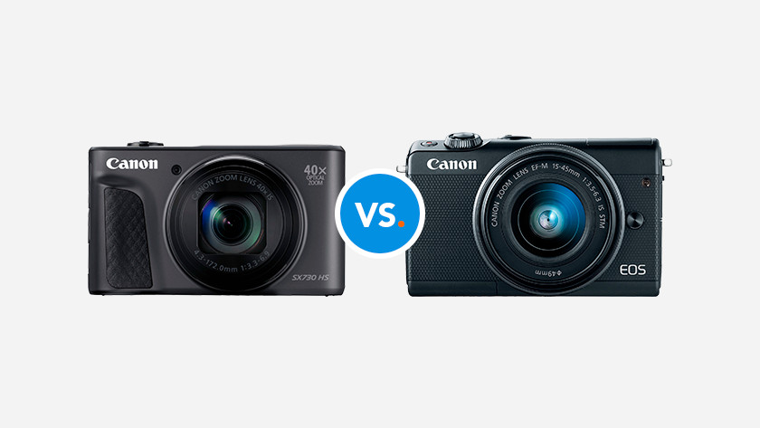Comparer un appareil photo compact avec un appareil photo hybride