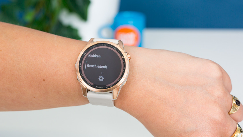 Menu montre Garmin