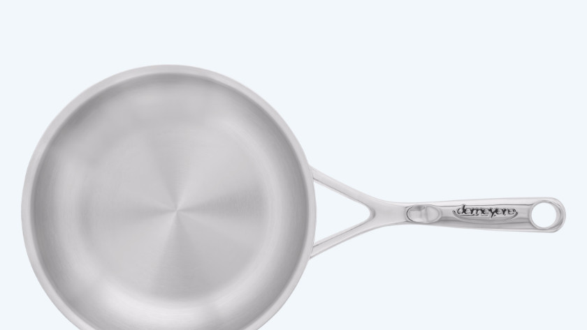 Stainless steel frying pan