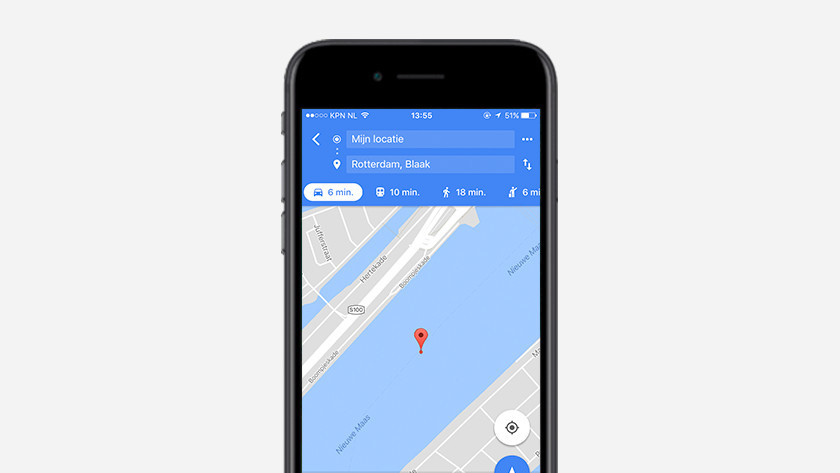 GPS route smartphone