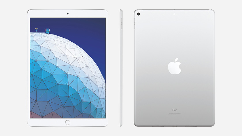 iPad Air front, back, and side