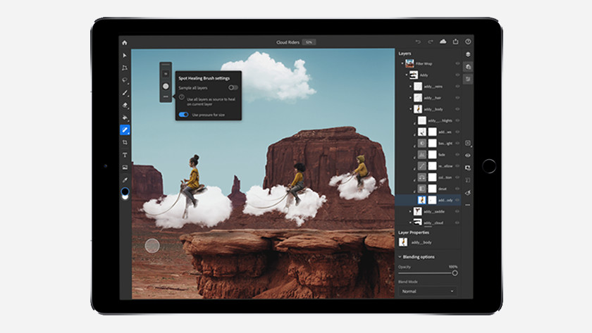 can t download photoshop for ipad