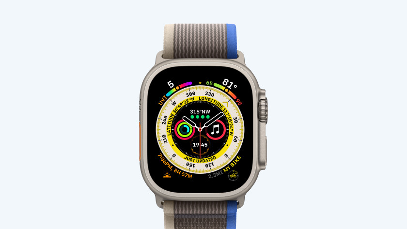 Apple Watch Ultra scherm