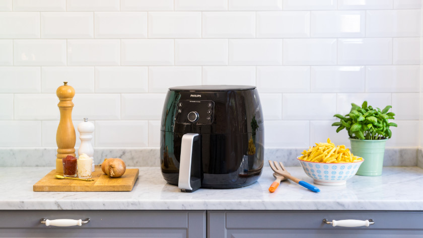 Airfryer on counter