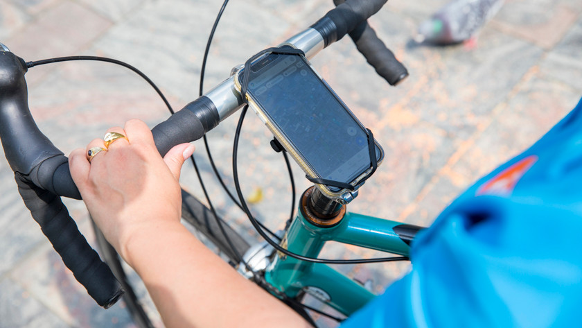 Phone mount for bikes