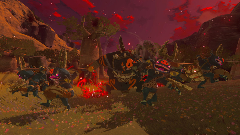 A group of Bokoblins with their leader
