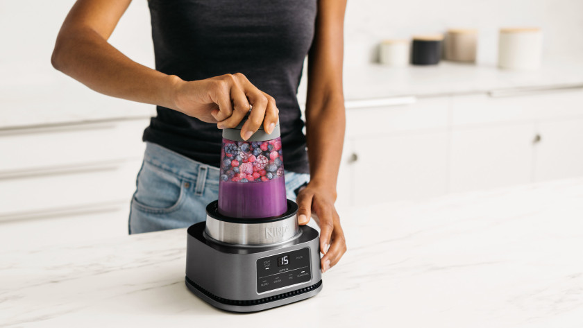 Ninja blender met bevroren fruit