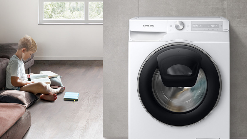 Washing with Samsung washing machine