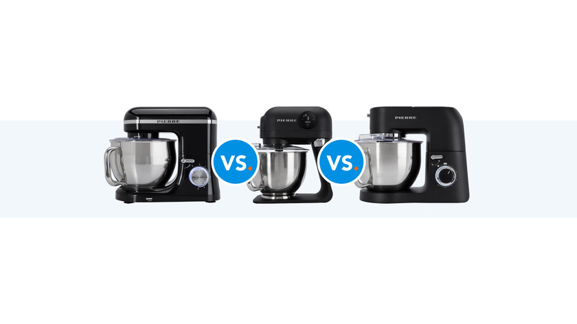 Vergelijk de Pierre SM5000, SM7000 en SM9000 keukenmixers