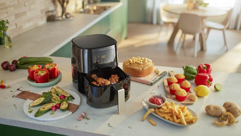 Airfryer L avec poulet