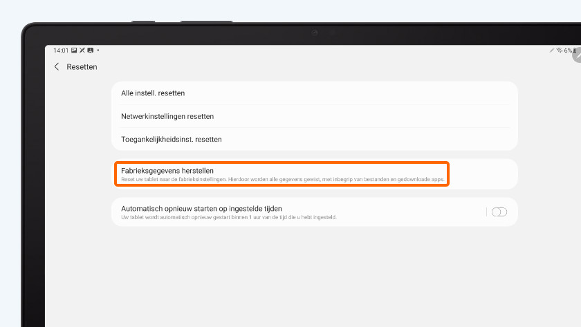 oplossen traagheid tablet