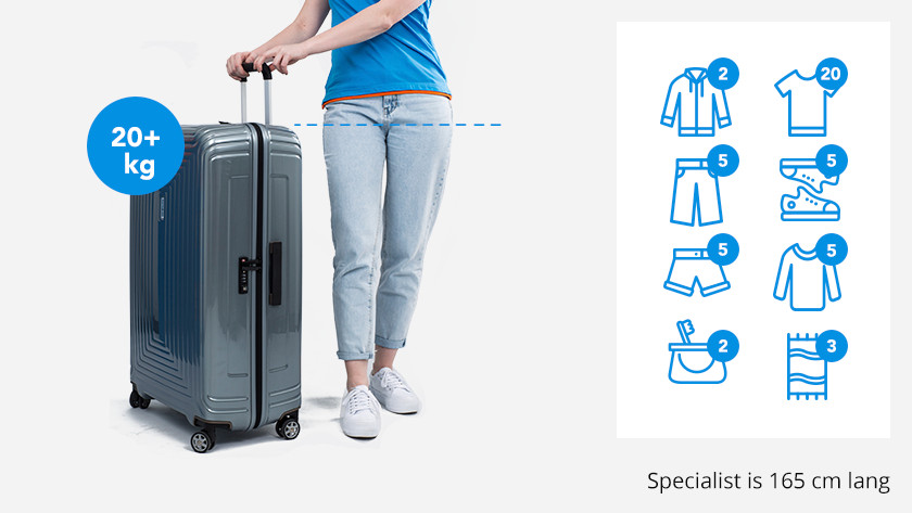 Quelle taille doit faire ma valise ? - Coolblue - tout pour un sourire