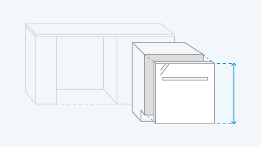 Integrated dishwasher best sale door panel size