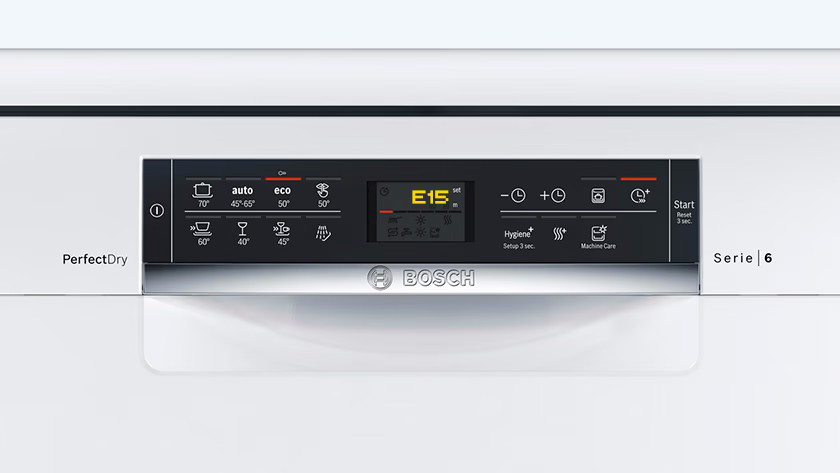 Bosch dishwasher best sale reset 3 sec