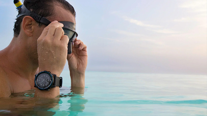 Entrainement en natation - Montre compteur de distance