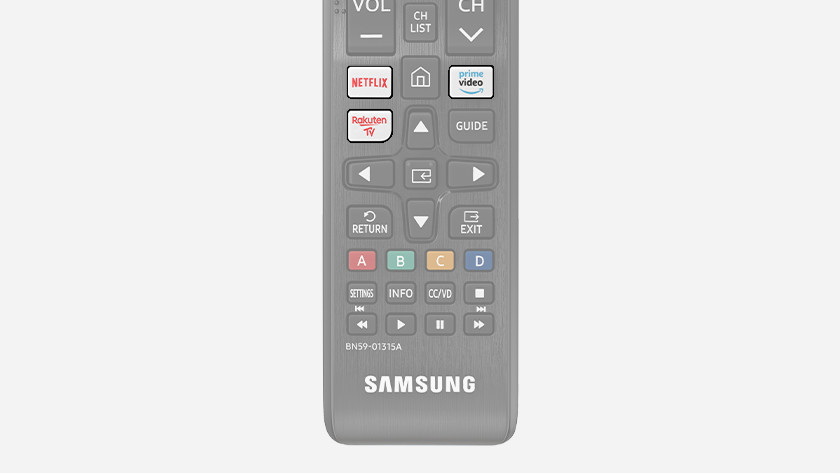 Guide LED de la télécommande Samsung Smart TV