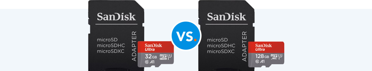 SanDisk Ultra 128 GB Micro SDXC Memory Card & SD Adapter