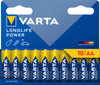 Varta Longlife Power AA Lot de 10 Pièces
