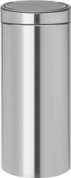 Brabantia Touch Bin 30 Litres Matt Steel Anti-Traces de Doigts