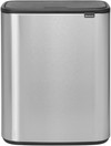 Brabantia Bo Touch Bin 2 x 30 Liter Rvs Fingerprint Proof