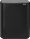 Brabantia Bo Pedal Bin 60 Litres Noir Mat