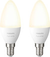 Philips Hue Kaarslamp White E14 Bluetooth Duo Pack