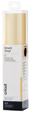 Cricut Smart Vinyle Permanent 33x366 Shimmer Doré
