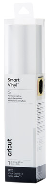 Cricut Smart Vinyle Permanent 33x366 Shimmer Argenté