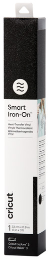 Cricut Smart Iron-on 33x91 Pailleté Noir