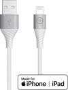 BlueBuilt Câble USB-A vers Lightning 1,5 m Nylon Blanc