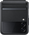 Samsung Galaxy Z Flip 4 Back Cover Leather Black