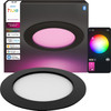 Philips Hue Inbouwspot Slim - White and Color - 170mm - Zwart