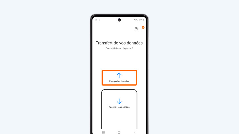 transfert de données samsung