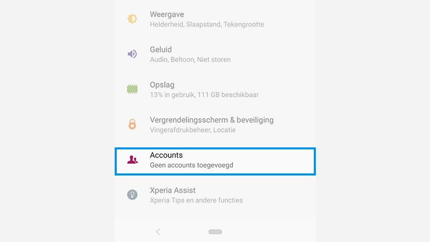 gegevens overzetten android