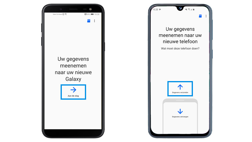 samsung gegevens overzetten