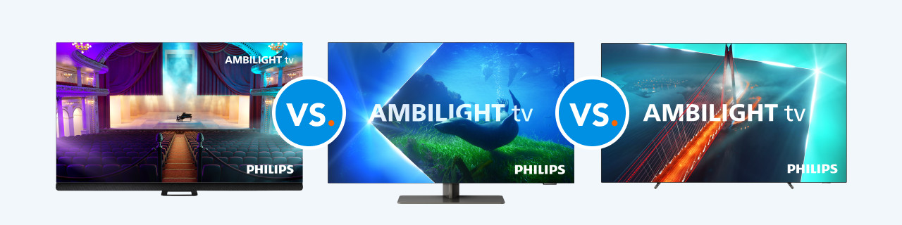 Comparez les Philips 908, 808 et 708