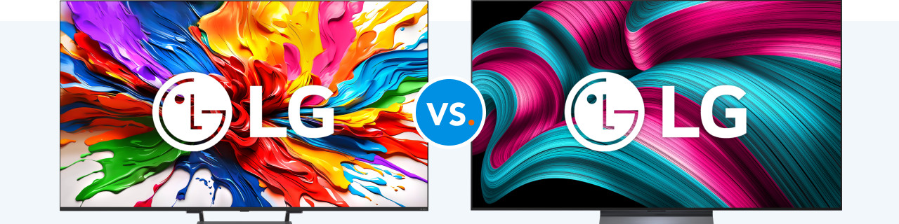 Vergelijk LG QNED met LG OLED
