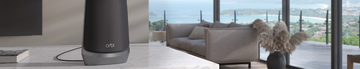 How do you reset a Netgear Orbi router?