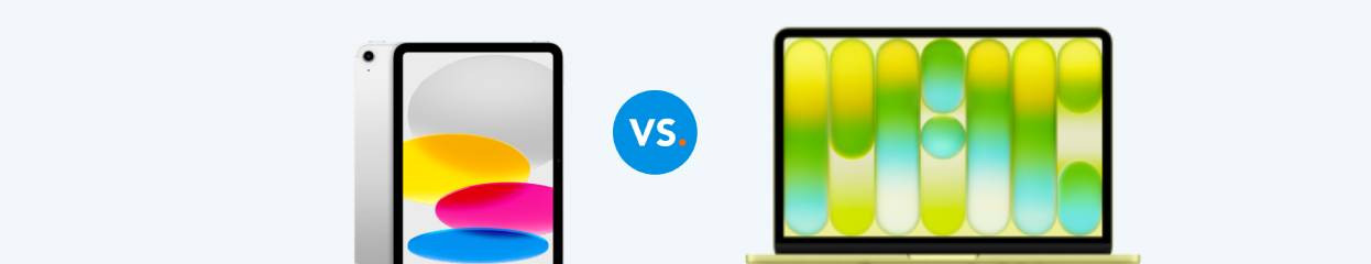 Vergelijk Apple iPad met Apple MacBook
