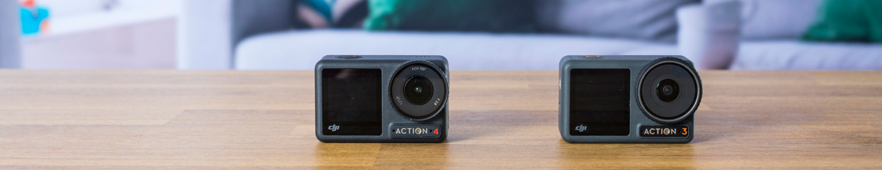 Comparez le DJI Osmo Action 4 avec le DJI Osmo Action 3