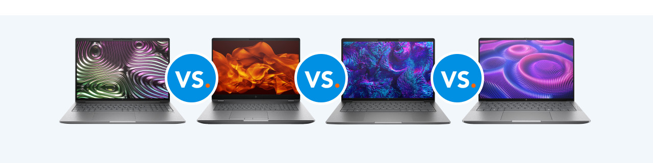 Vergelijk de HP workstations en HP zakelijke laptops