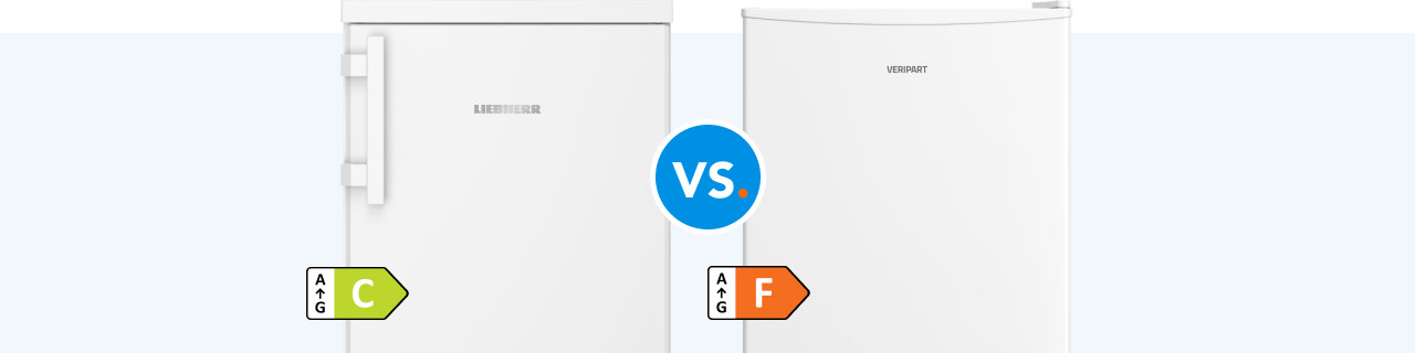 Frigo de table : qu'est-ce qu'on épargne avec une classe énergétique C et F ?