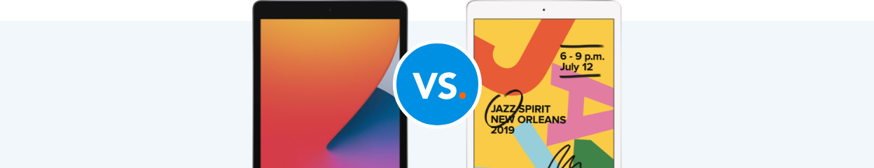 Comparez l'Apple iPad (2020) avec l'Apple iPad (2019)