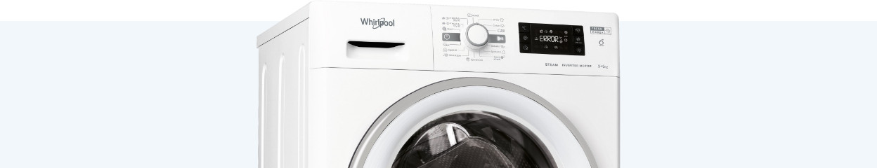 De meest voorkomende storingen van Whirlpool was-droogcombinaties