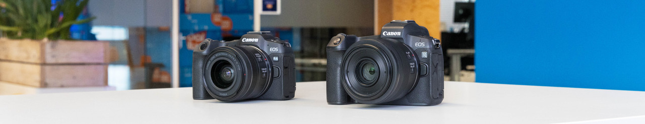 Compare the Canon EOS R8 to the Canon EOS R
