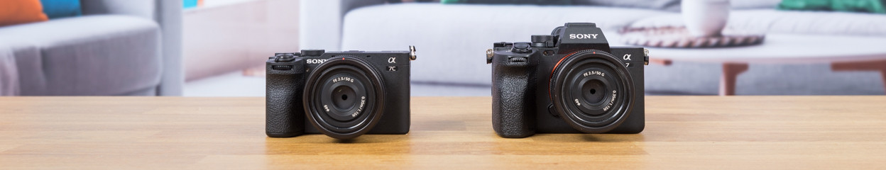 Compare the Sony A7C II to the Sony A7 IV