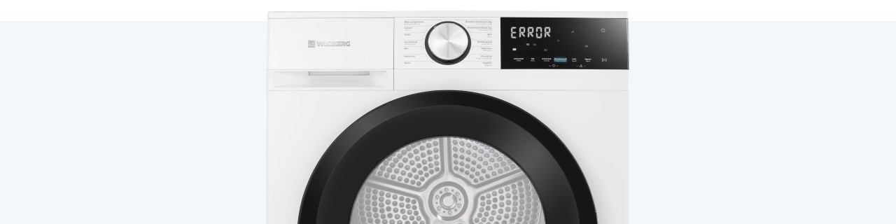 How do you solve a Wisberg dryer error?