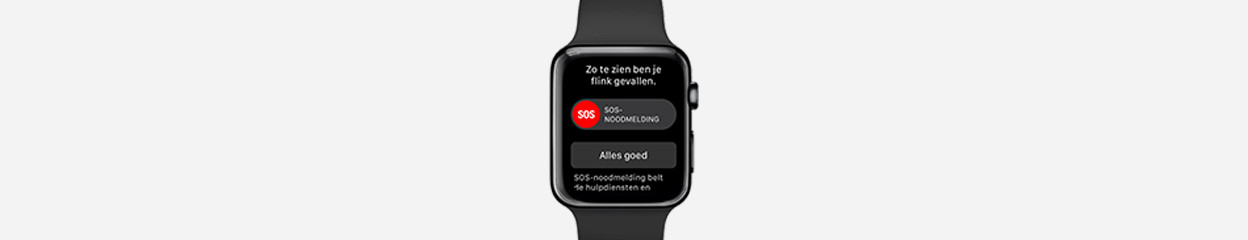 How does fall detection work on Apple Watch?